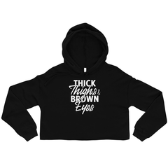 Thick Thighs Cropped Hoodie