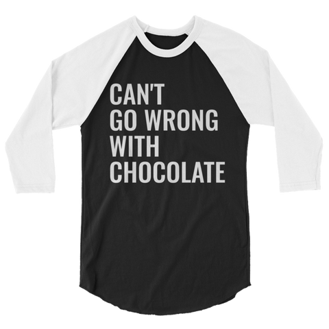 Can't Go Wrong With Chocolate Baseball T-shirt