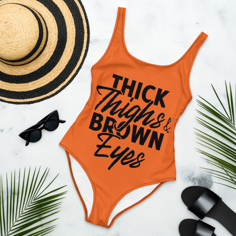 Thick Thighs and Brown Eyes Swimsuit