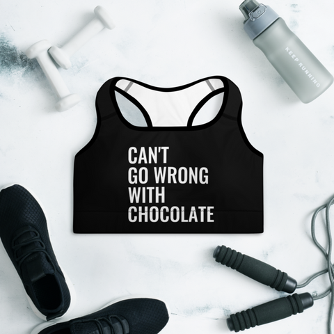 Can't Go Wrong With Chocolate Sports Bra